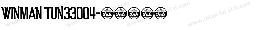 winman tun33004字体转换
